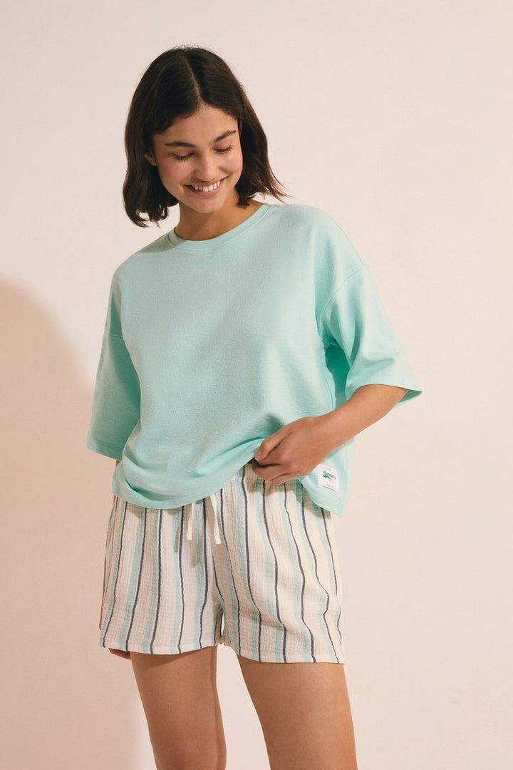 Pajama Tops - Turquoise