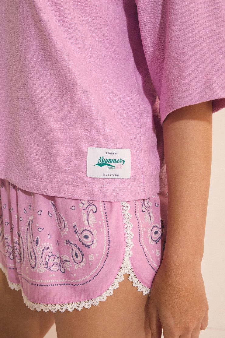 Pajama Tops - Rose