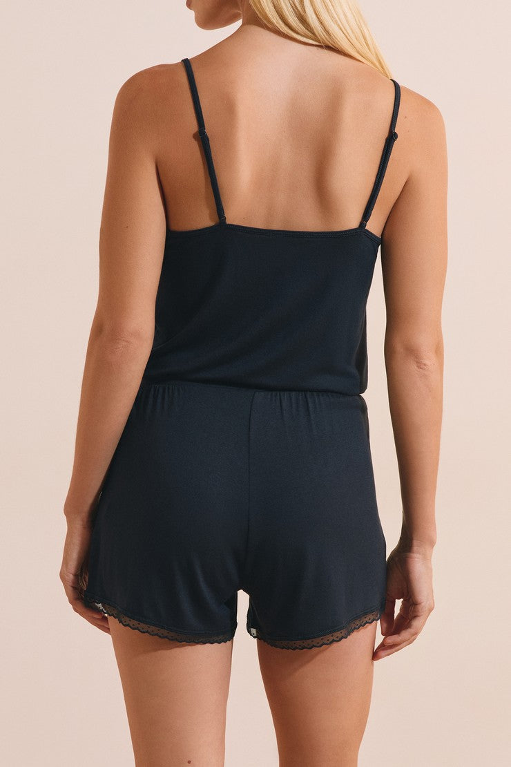 Pajama Shorts - Bleu Nuit
