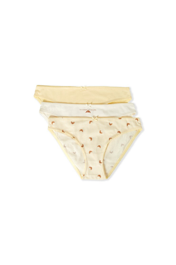3-Pack Cotton Briefs - Vanille