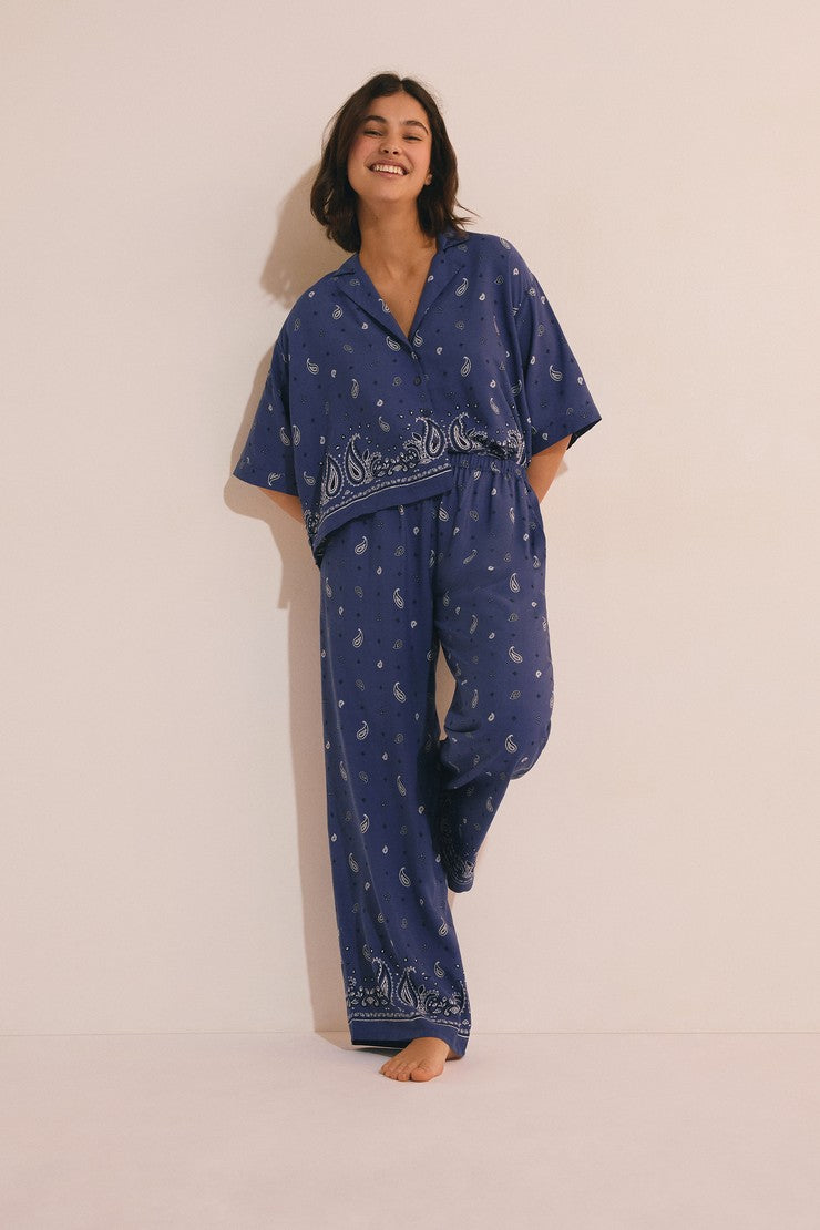 Pajama Pants - Marine