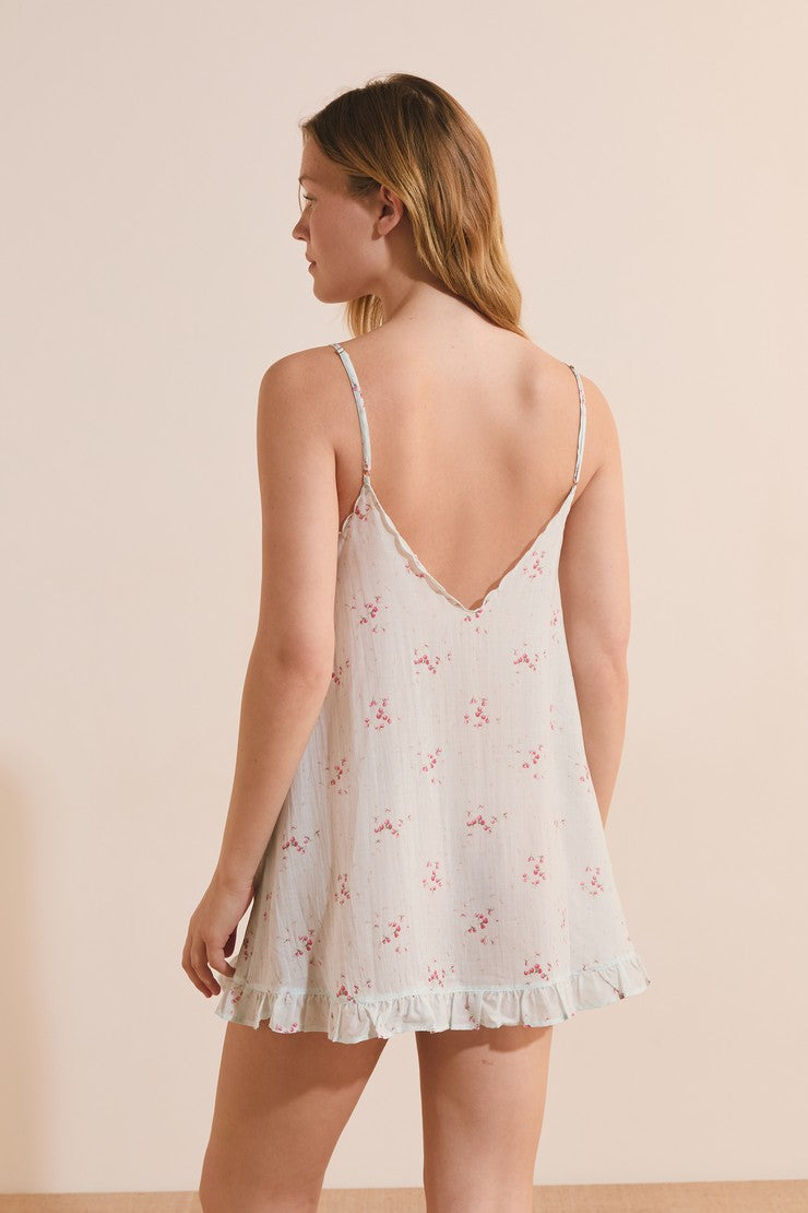 Nightdress - Imp Bleu Vert.