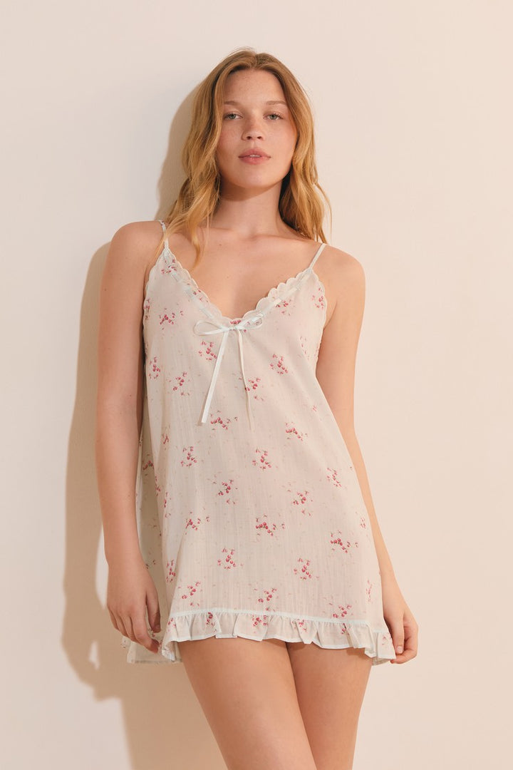 Nightdress - Imp Bleu Vert.