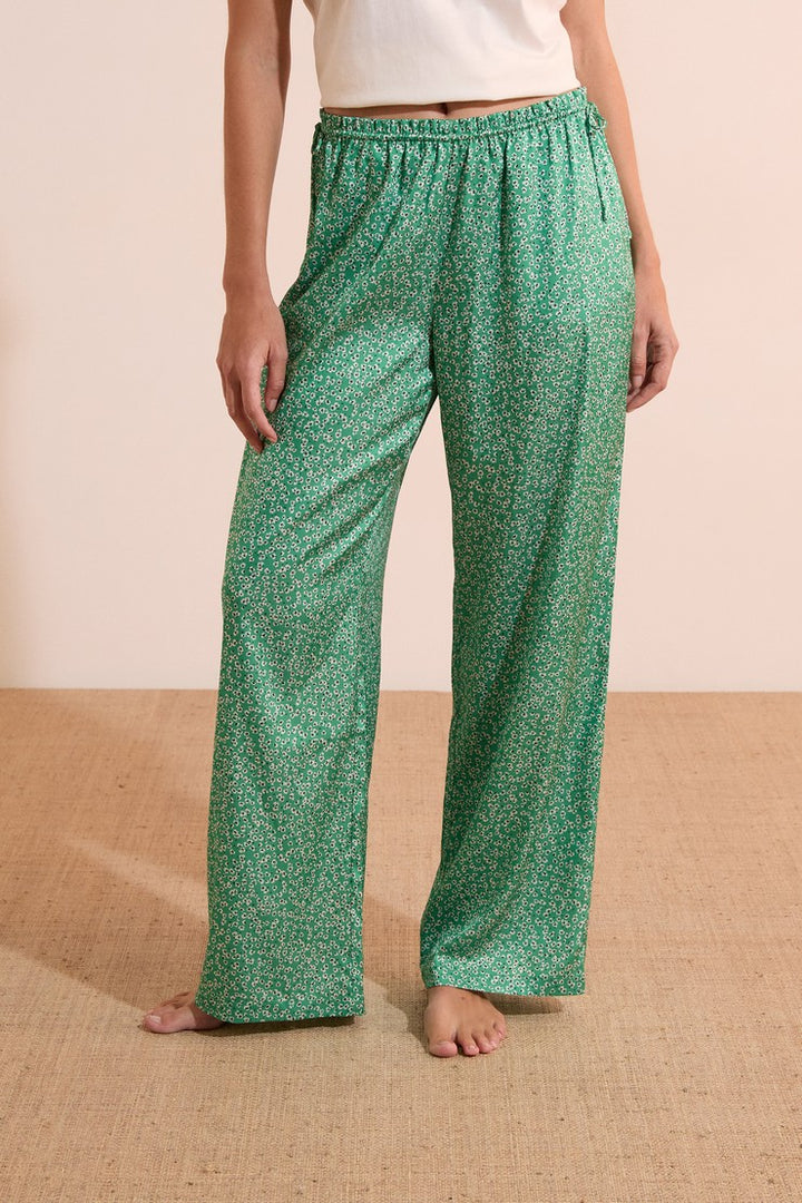Pajama Pants - Imp Fond Vert