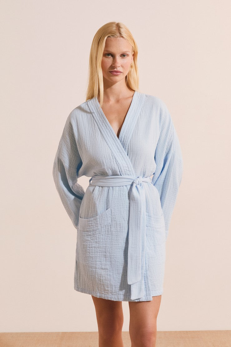 Robes & Kimonos - Bleu Ciel