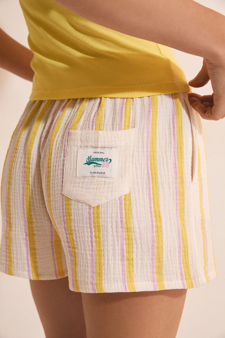 Pajama Shorts - Jaune
