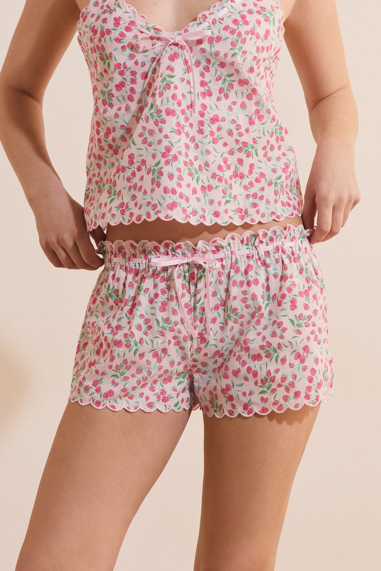 Pajama Shorts - Imp Fond Rose