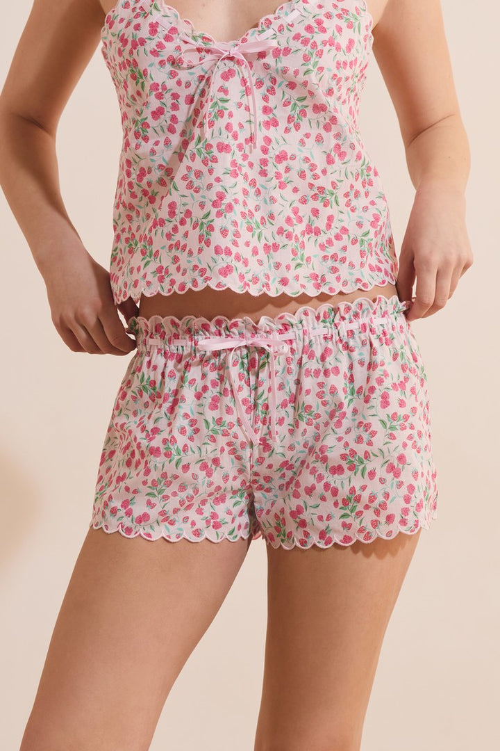 Pajama Shorts - Imp Fond Rose