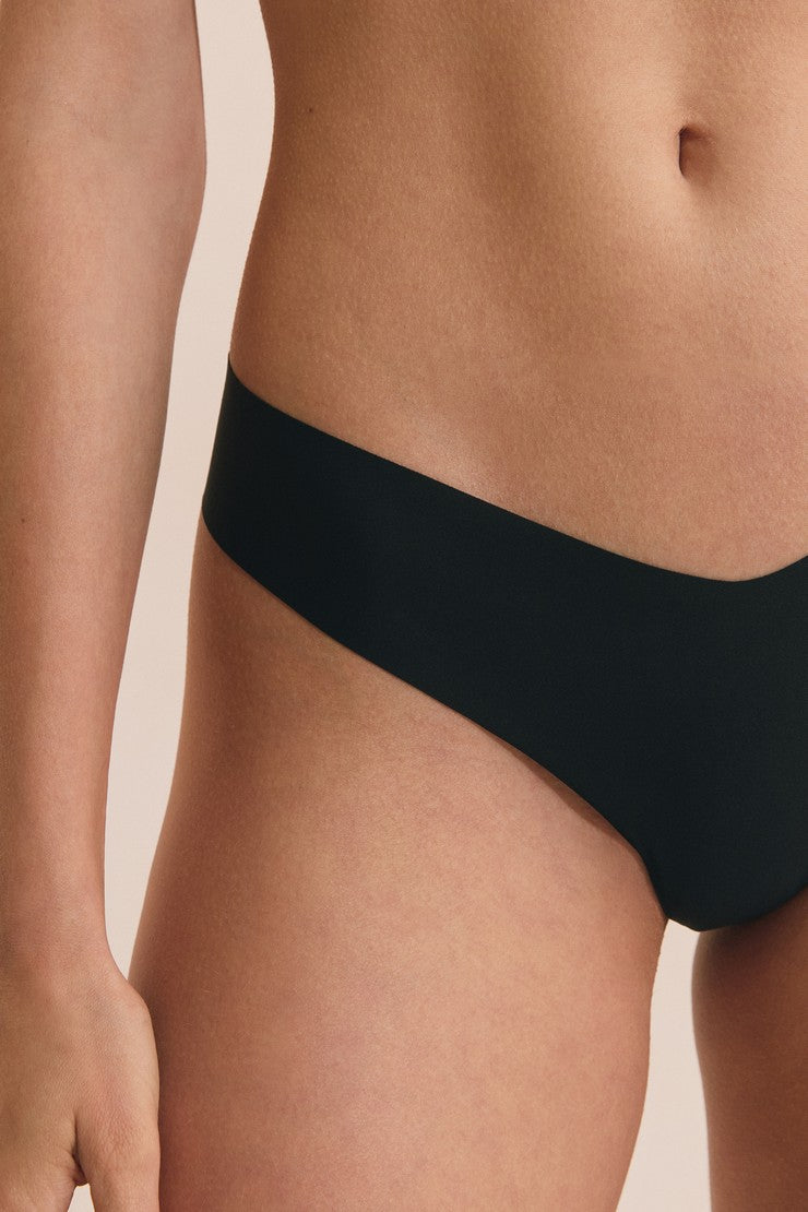 Tanga Panties - Noir