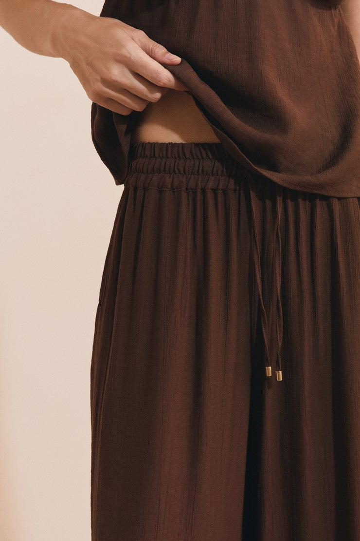 Pajama Shorts - Taupe