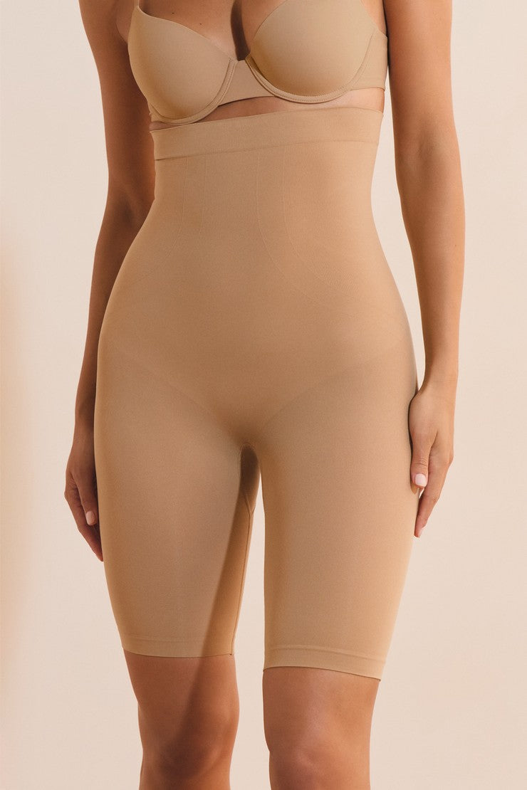 High-Waist Shaping Panty - Dune