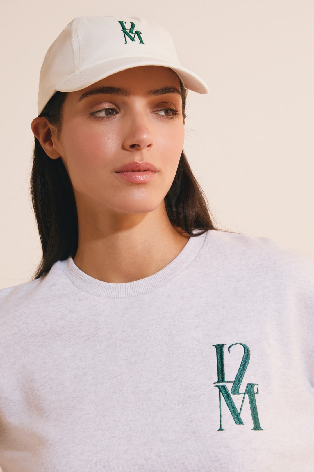 Cotton Message Cap - Ecru