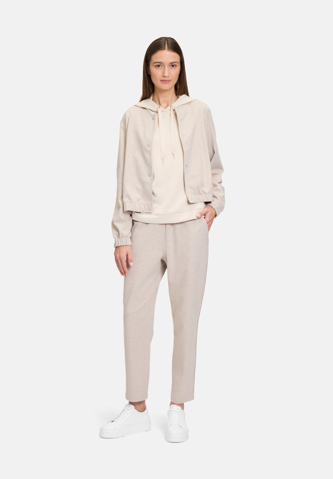 Pull-On Trousers with Tie Belt