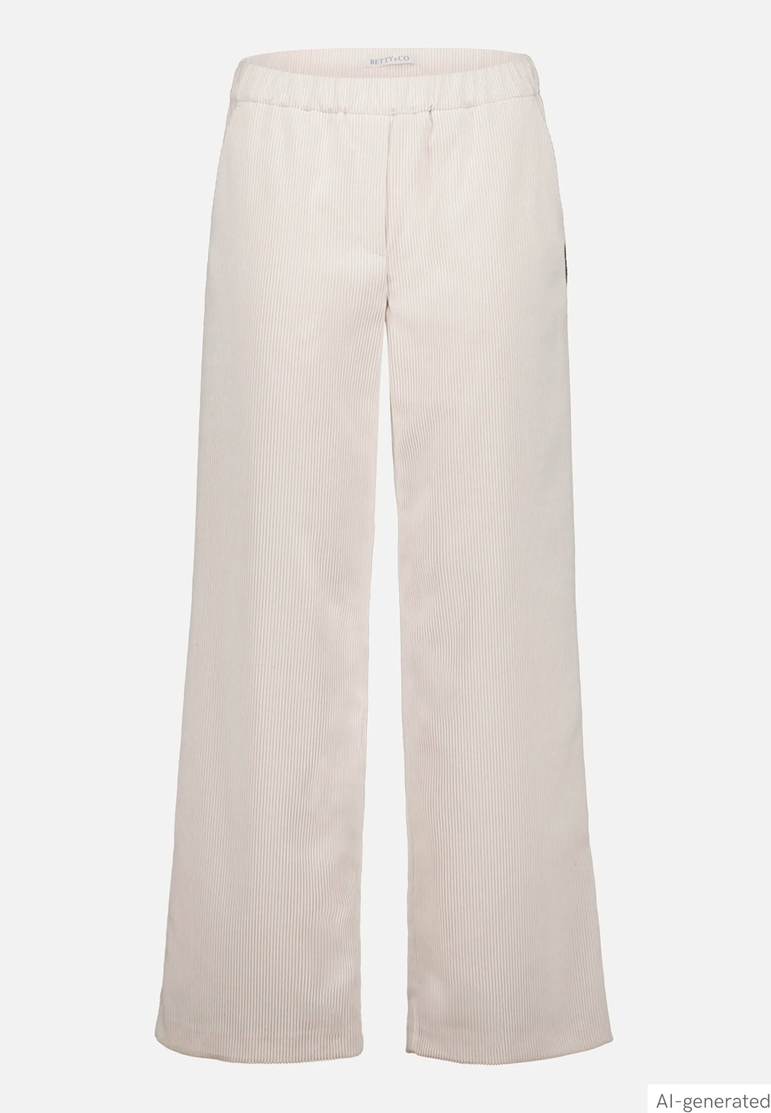 Wide-Leg Pull-On Trousers