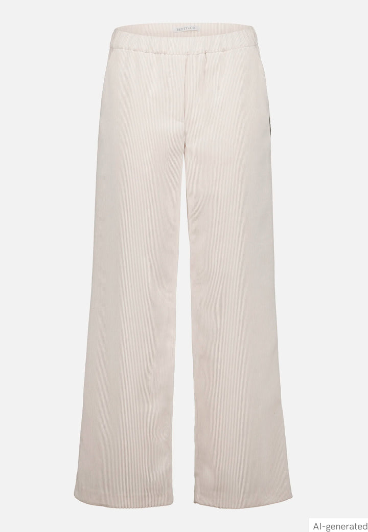 Wide-Leg Pull-On Trousers