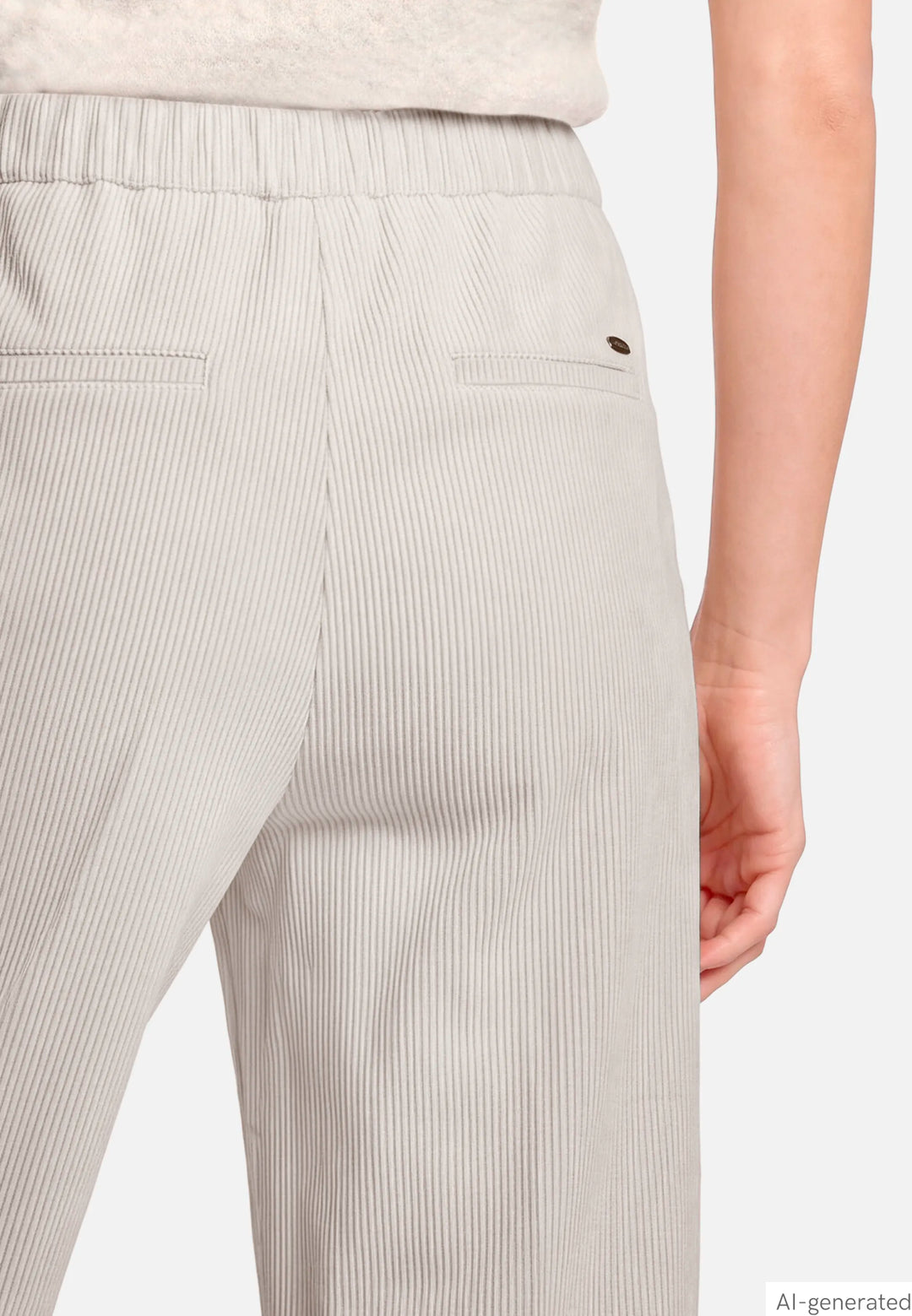 Wide-Leg Pull-On Trousers