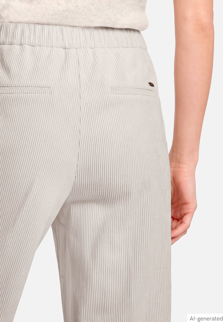 Wide-Leg Pull-On Trousers