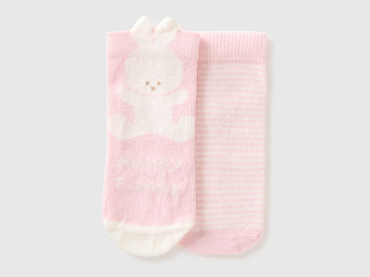 KNITTED SOCKS-Baby - Pink