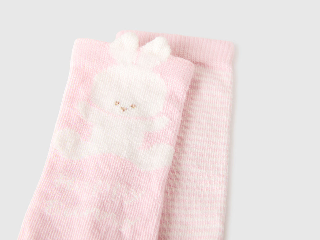 KNITTED SOCKS-Baby - Pink