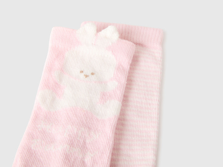 KNITTED SOCKS-Baby - Pink