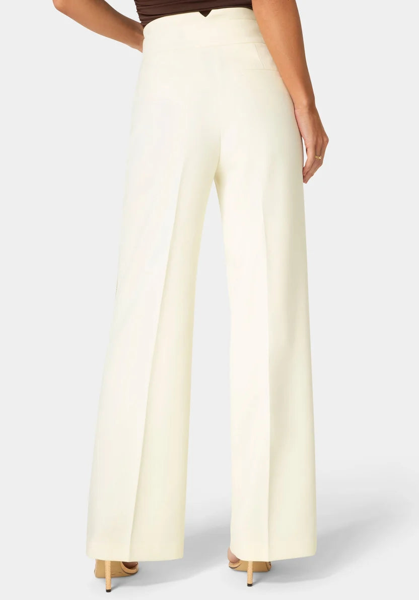 Tailored Straight Wide Leg Pant