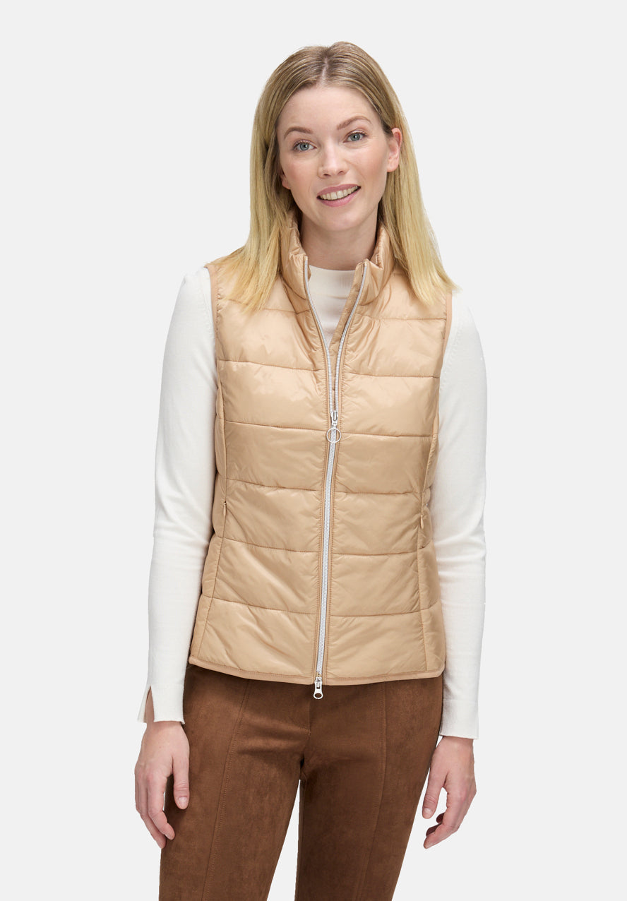 Quilted Zip-Up Vest