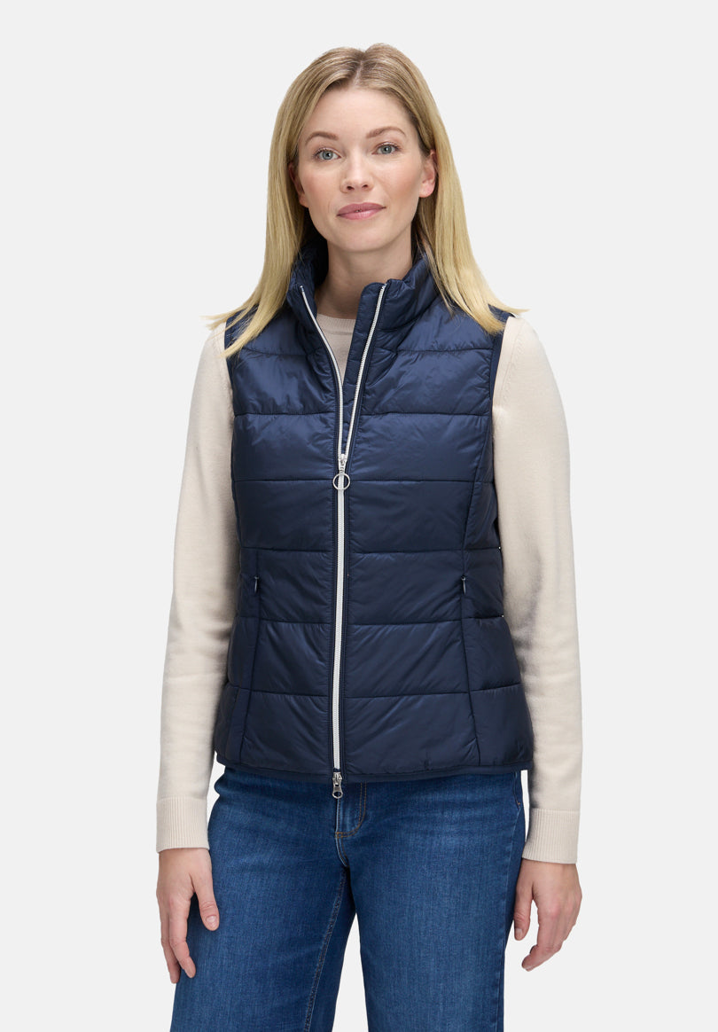 Quilted Zip-Up Vest