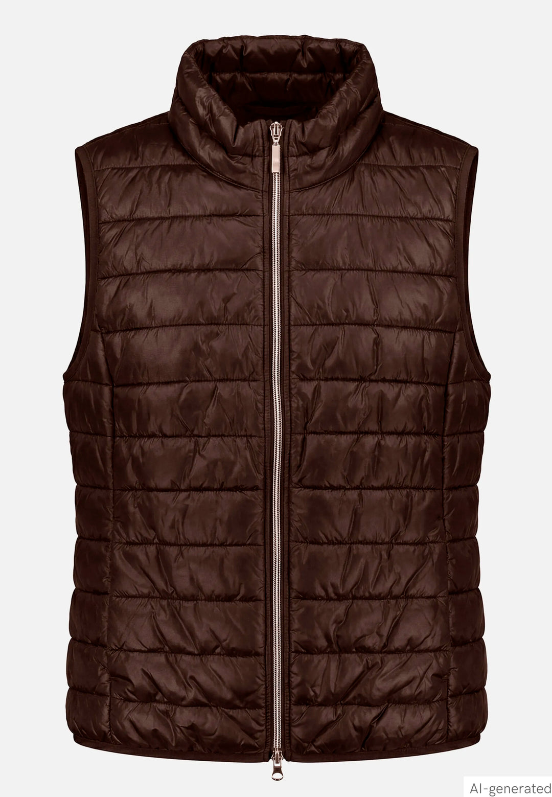 Quilted Vest with Zipper
