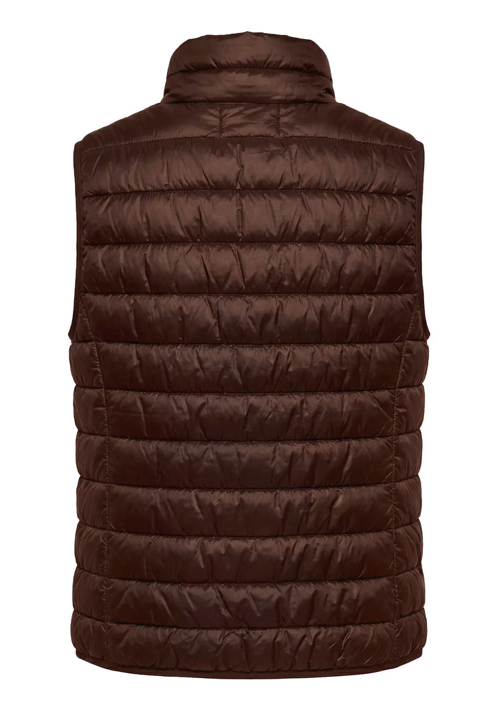 Quilted Vest with Zipper
