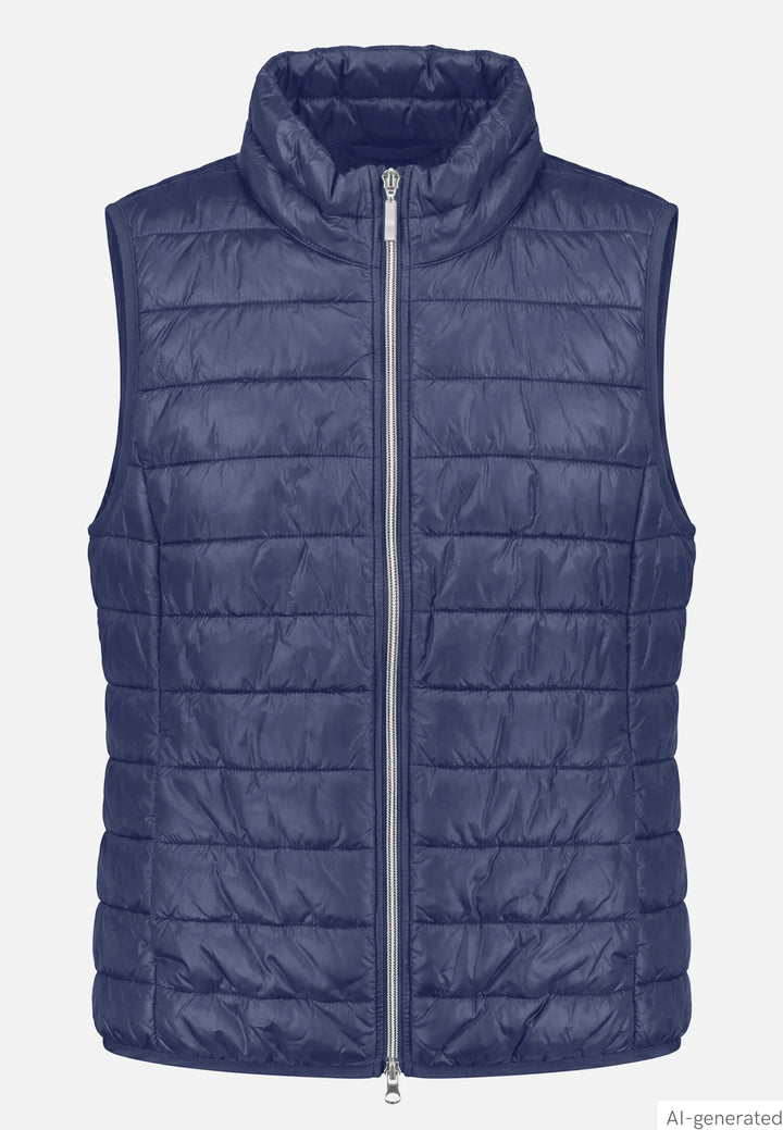 Quilted Vest with Zipper