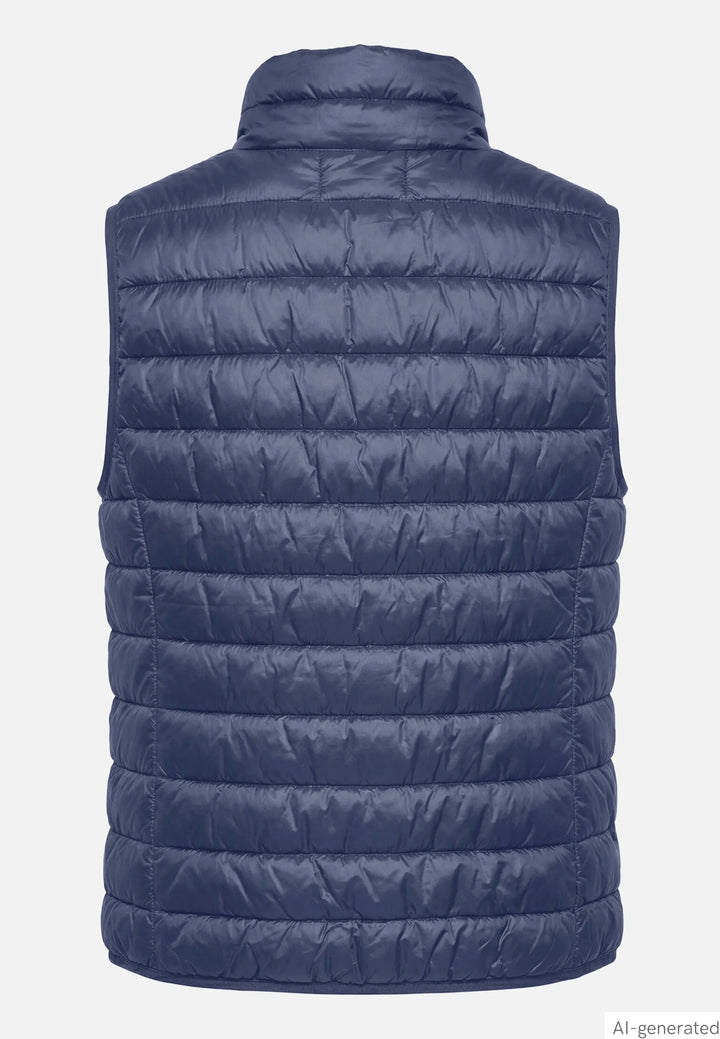 Quilted Vest with Zipper