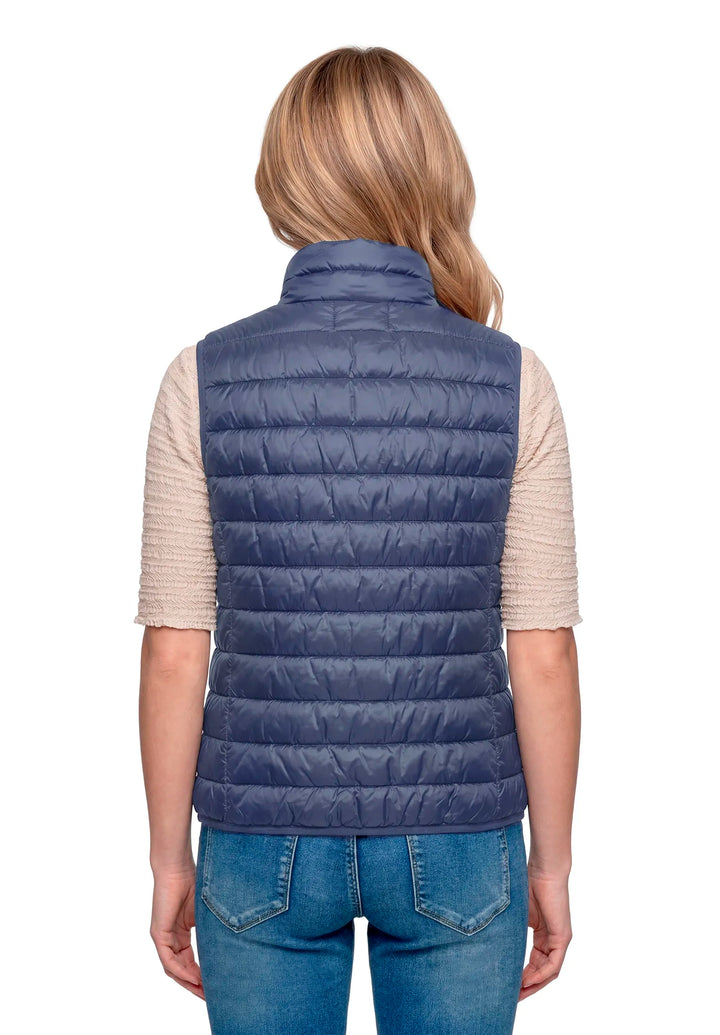 Quilted Vest with Zipper