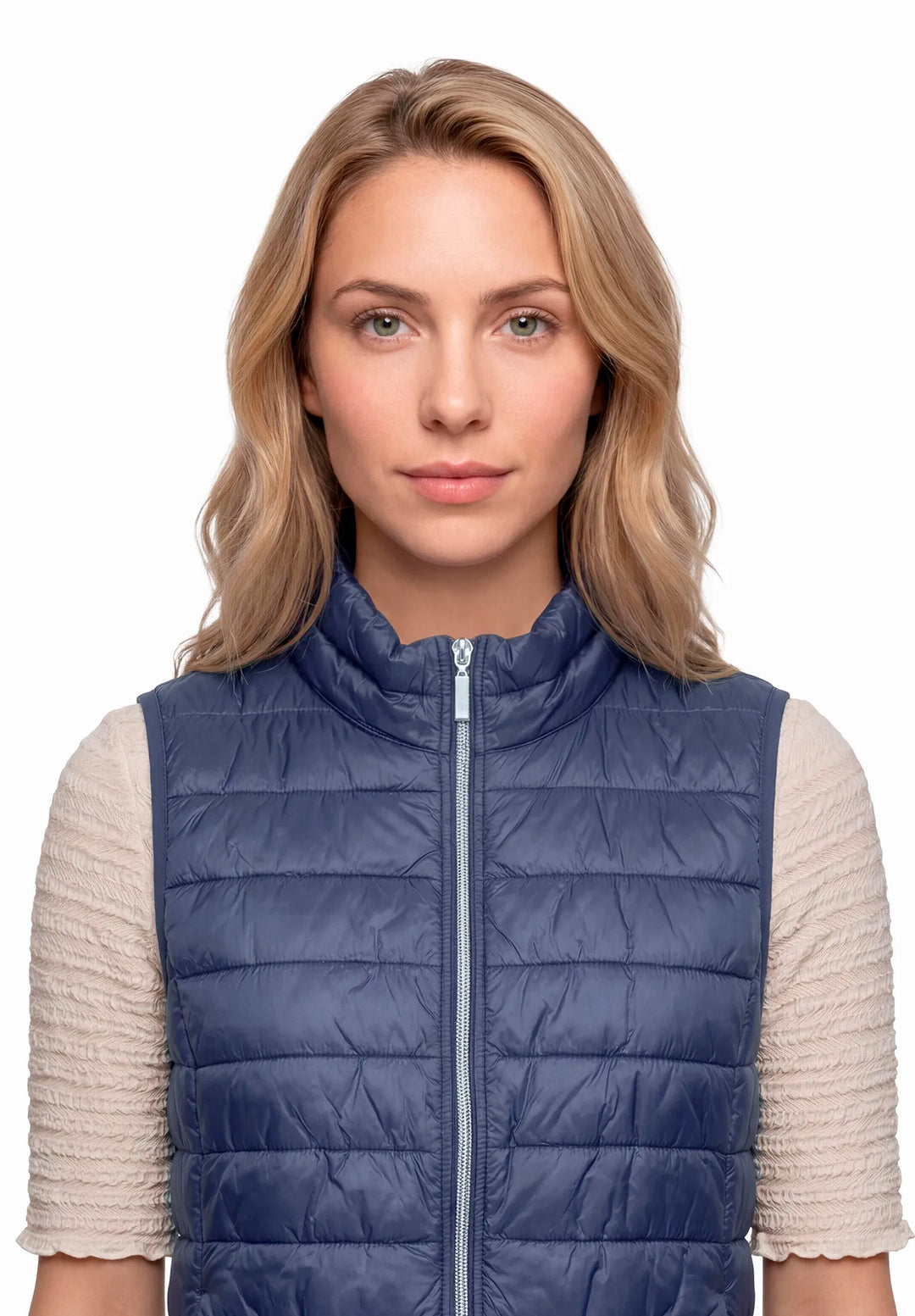 Quilted Vest with Zipper