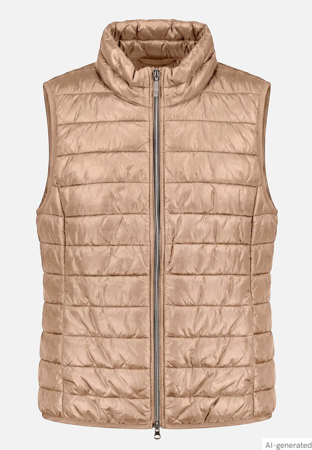 Quilted Vest with Zipper