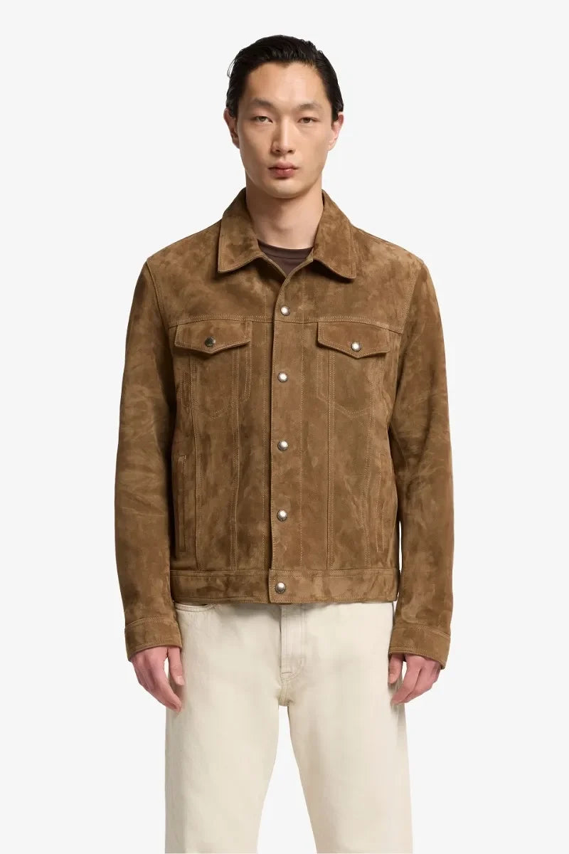 Trucker in Real Leather