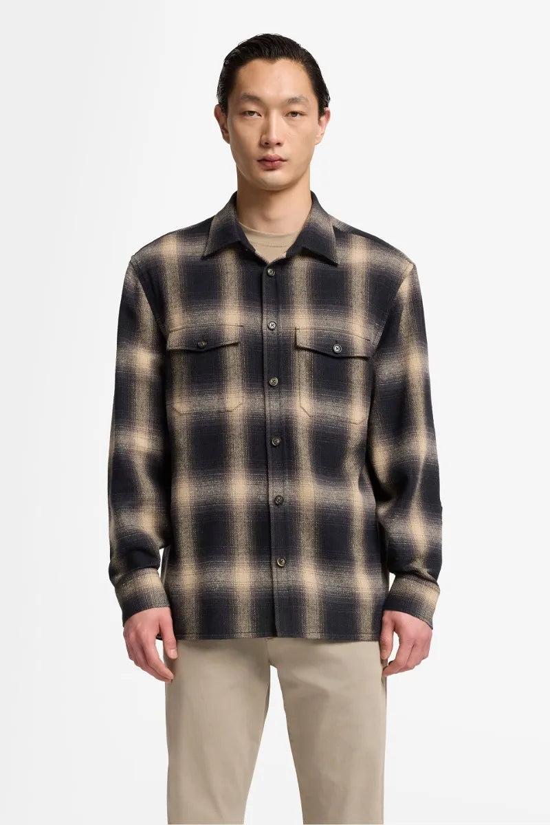 Checkered Overshirt in Flannel