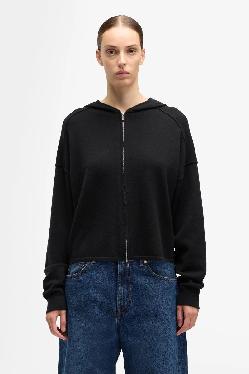 Zipper Hoodie in Cashmere