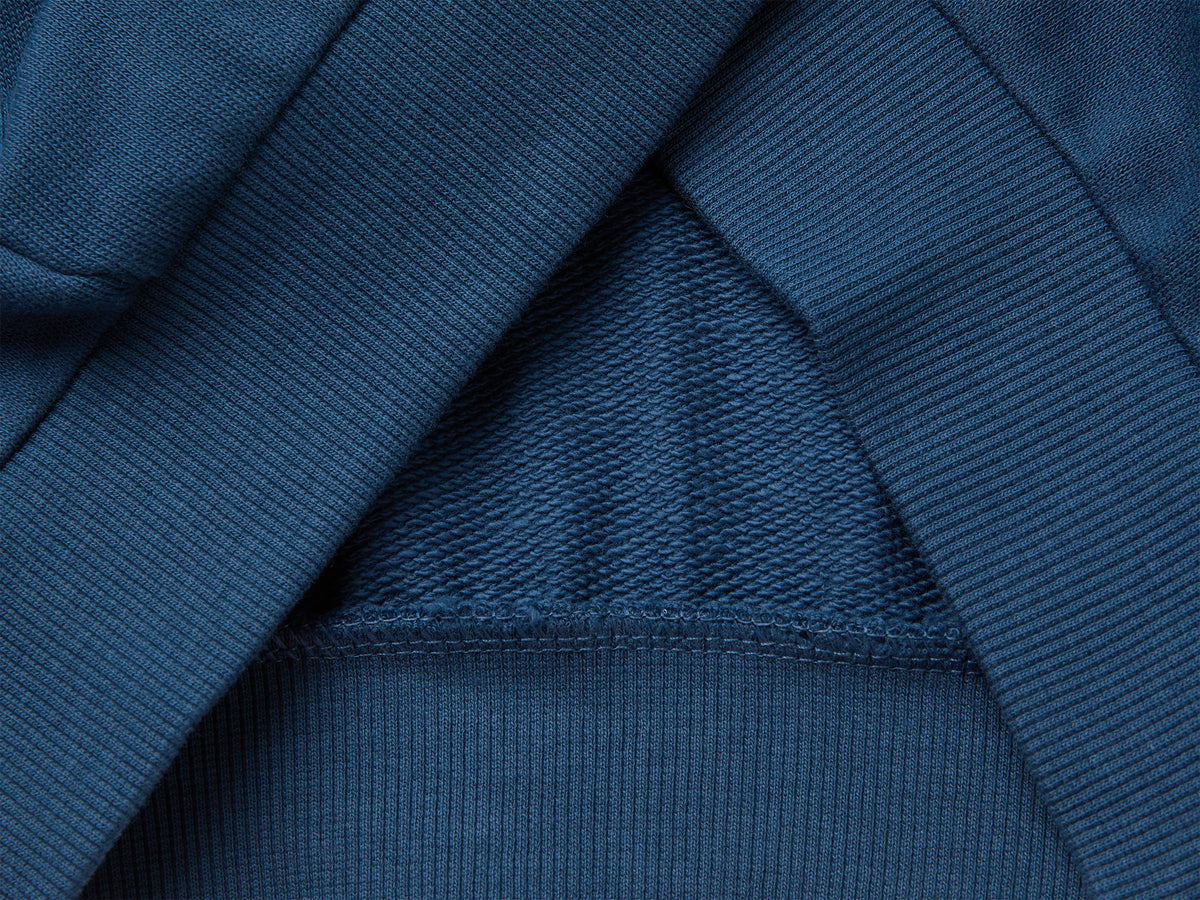 Sweatshirt With Hood - Blue