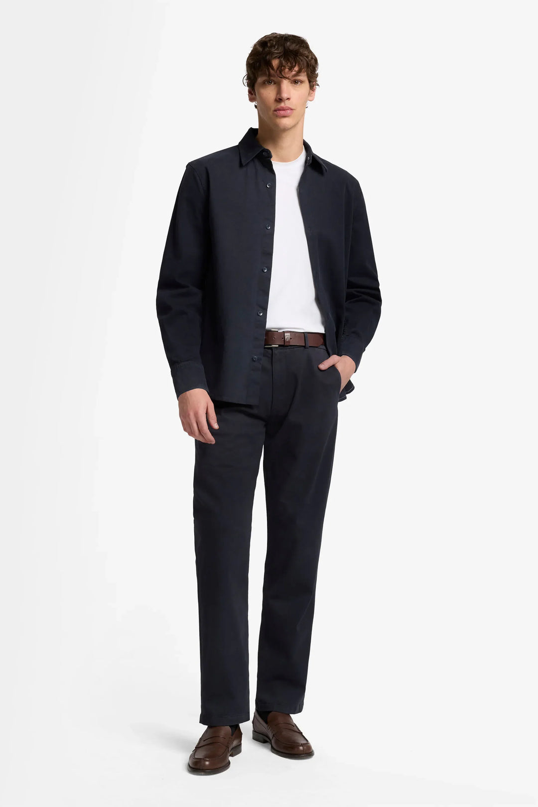 Straight Chino in Luxe Performance Sateen