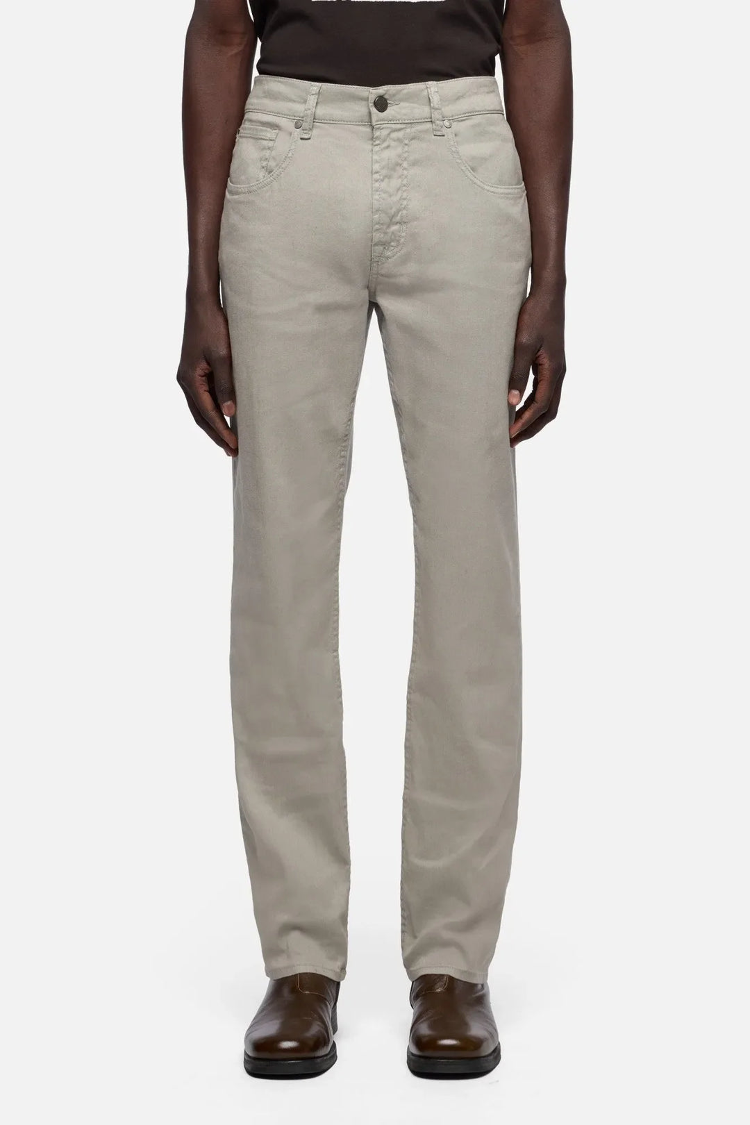 The Straight in Denim Linen