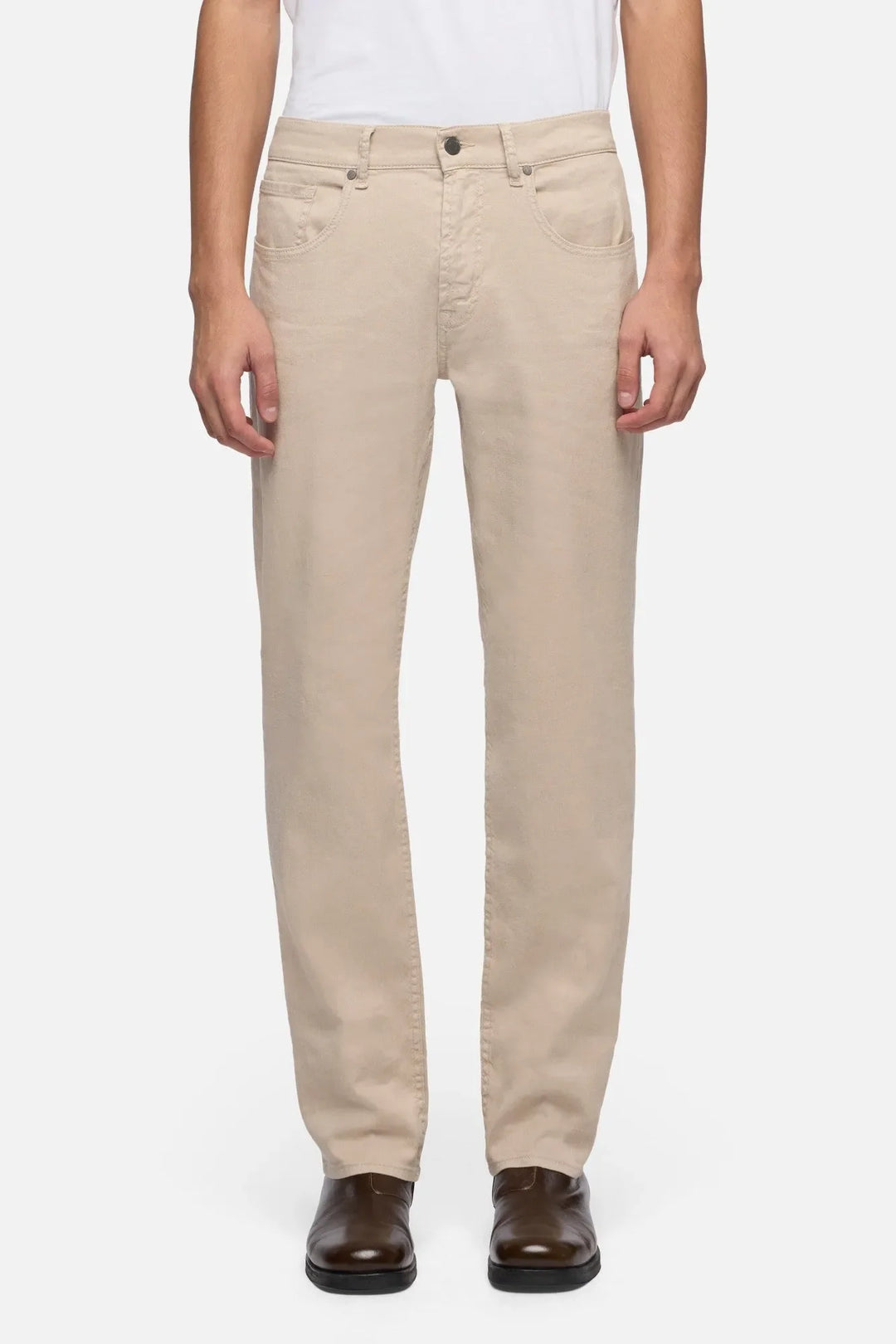 The Straight in Denim Linen