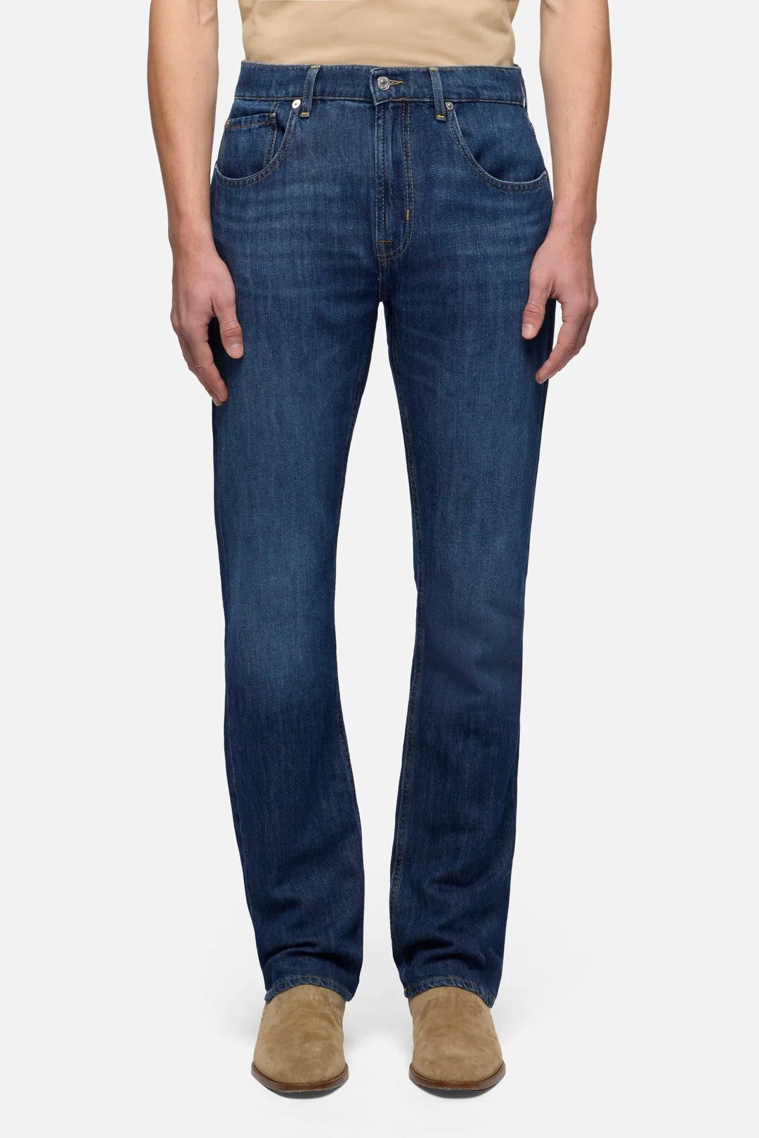 The Straight in Indigo Linen