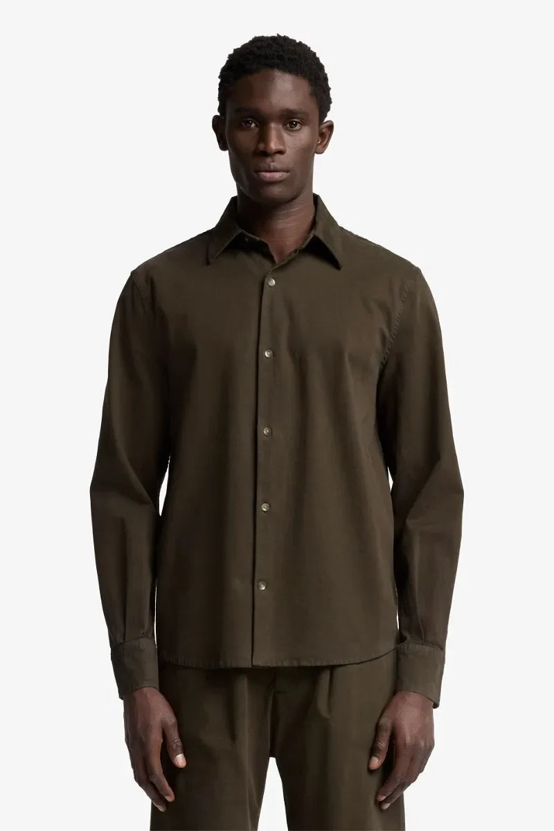 Long Sleeve Regular Shirt in Comfort Twill