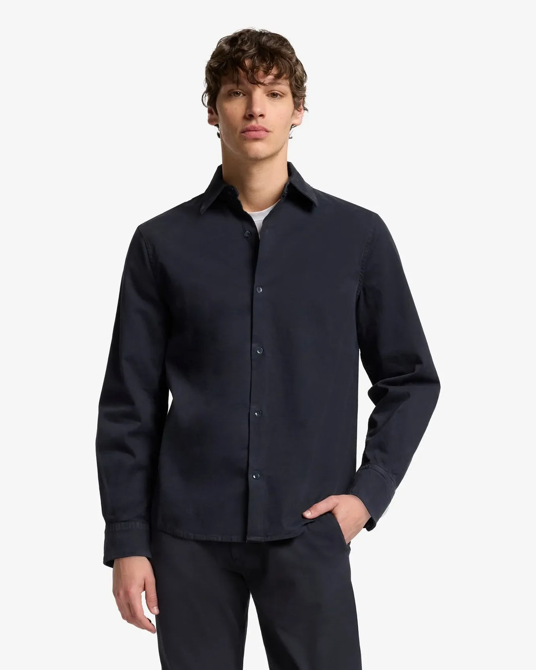 Long Sleeve Regular Shirt in Comfort Twill