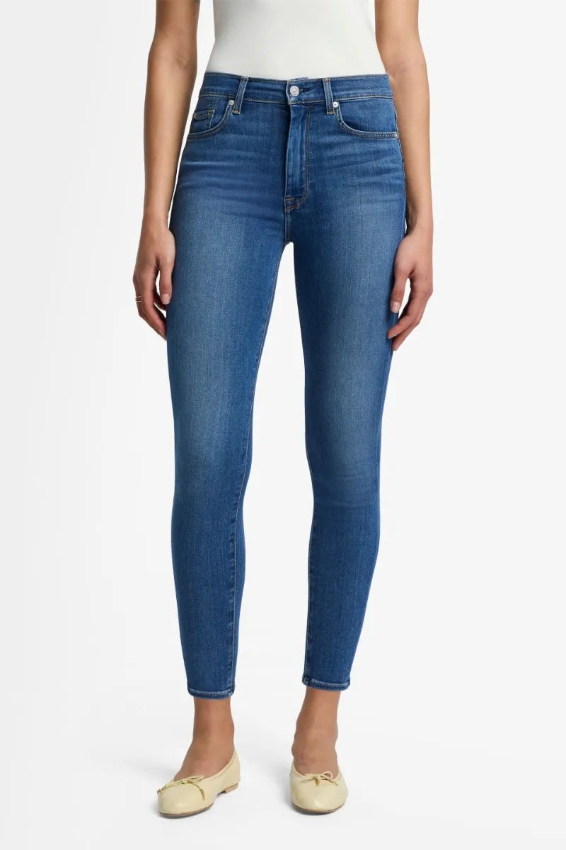 HIGH WAIST ANKLE SKINNY in Slim Illusion