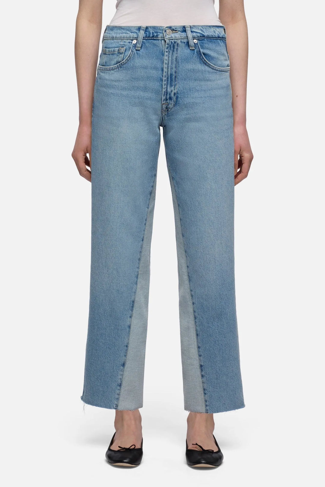 Paneled Stovepipe Straight Ankle