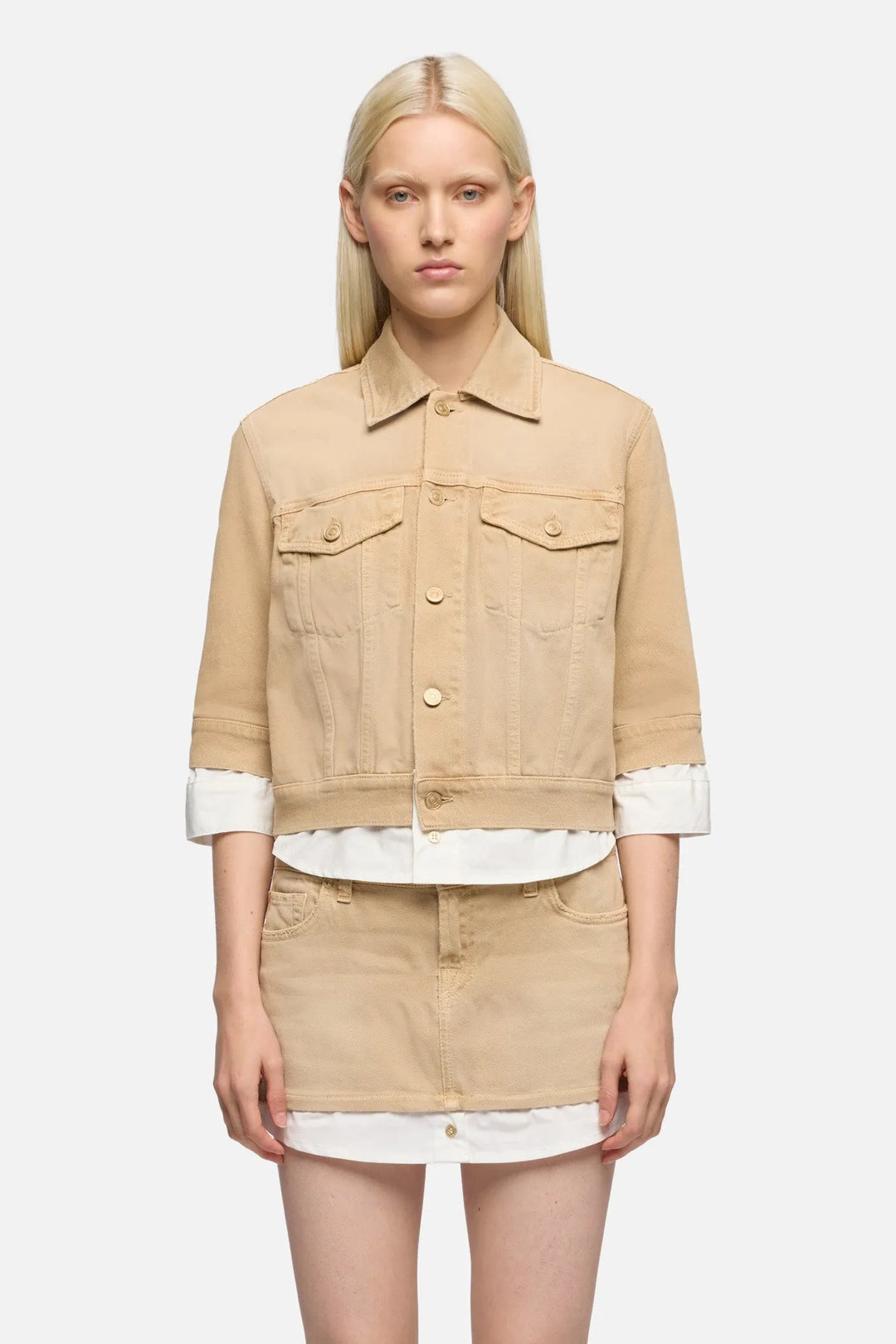 Short Sleeve Trucker Jacket