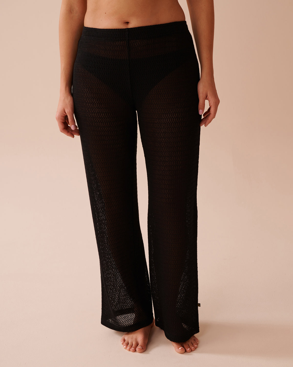 Crochet Pants - Black Beauty
