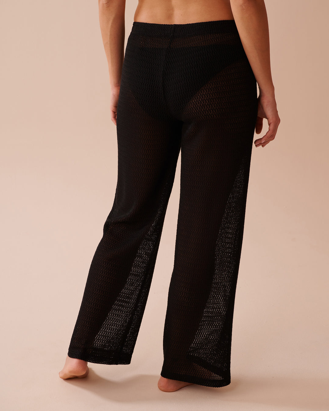 Crochet Pants - Black Beauty