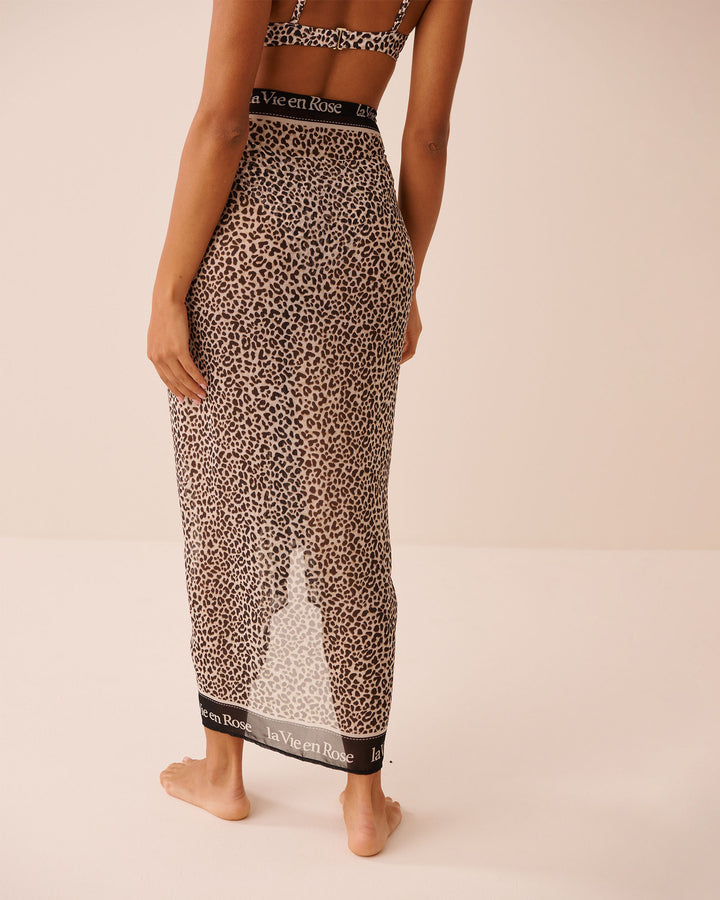 Chiffon Pareo - Brown